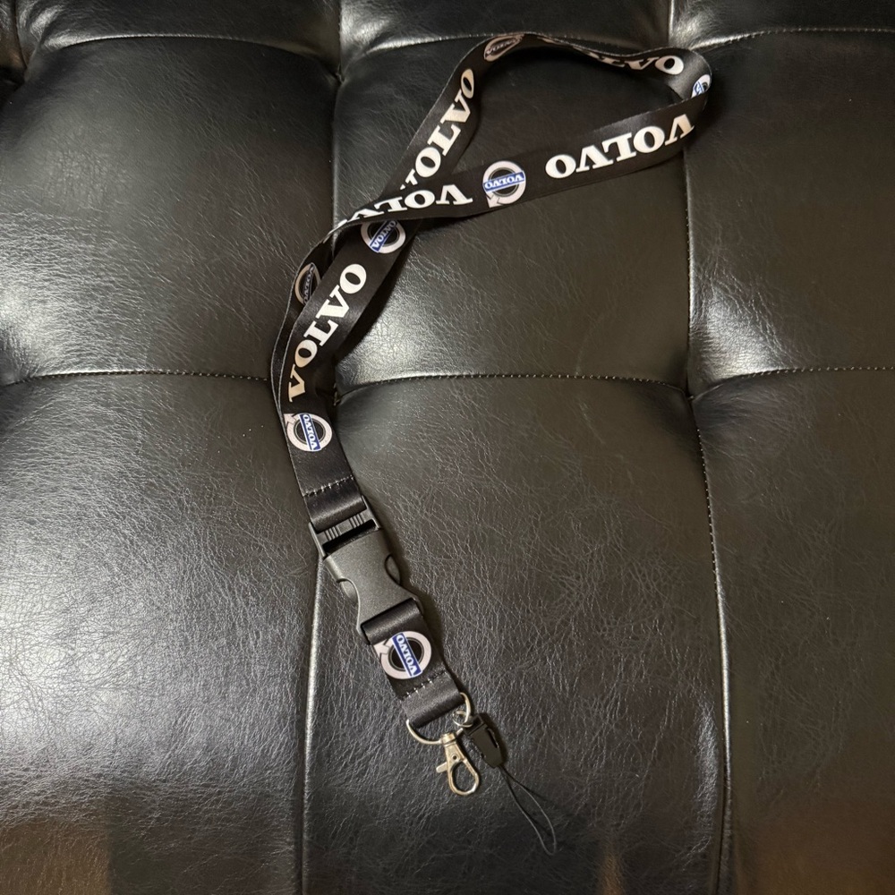 Volvo Black Lanyard